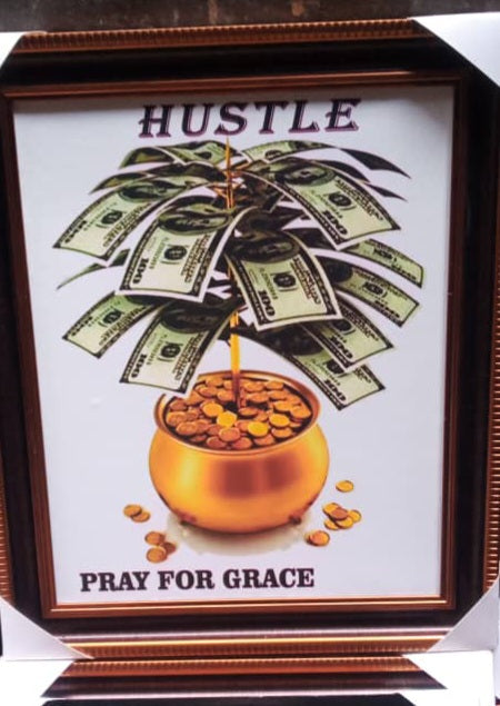 Pray for grace wall frame