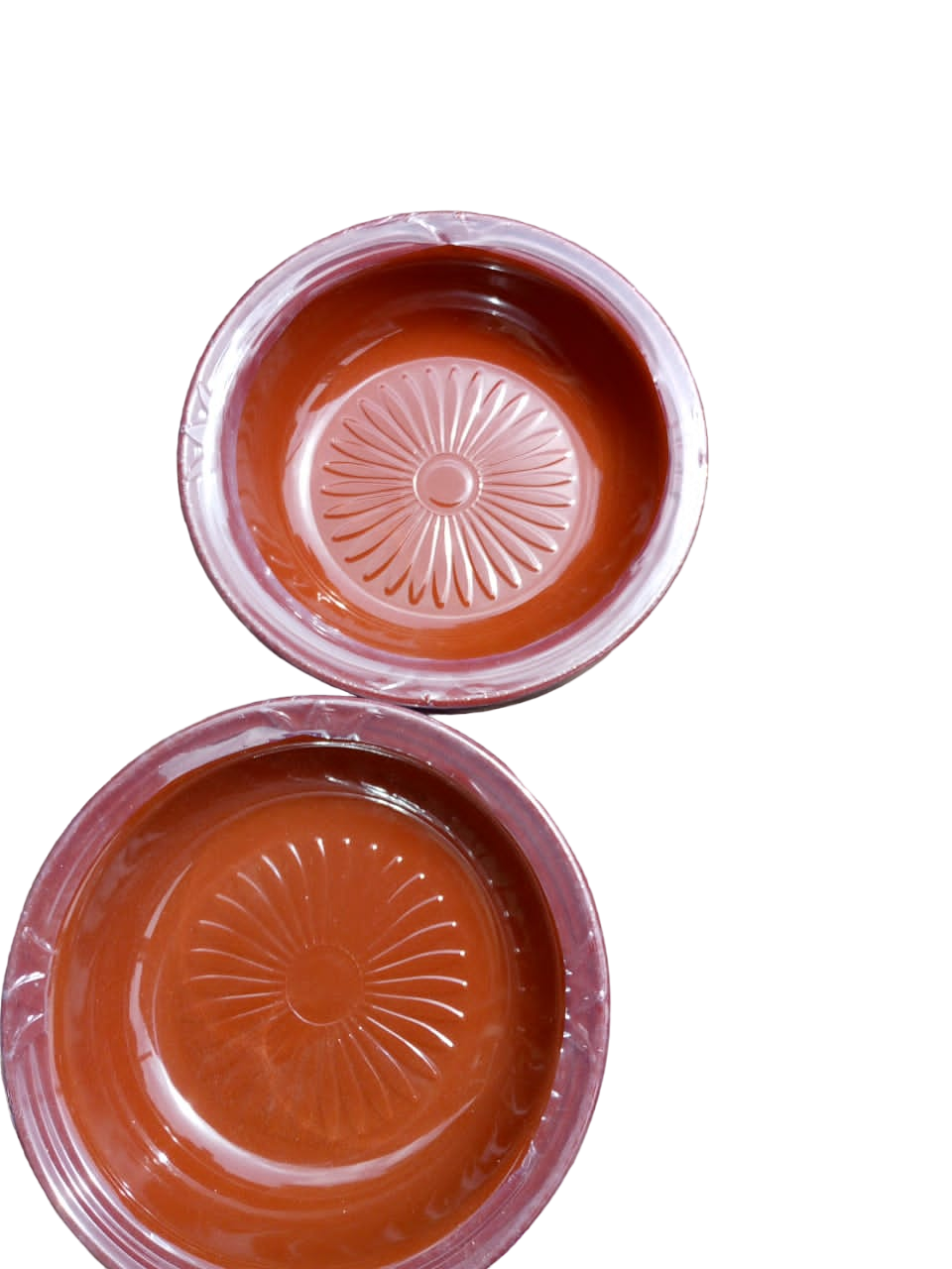Unbreakable plate brown