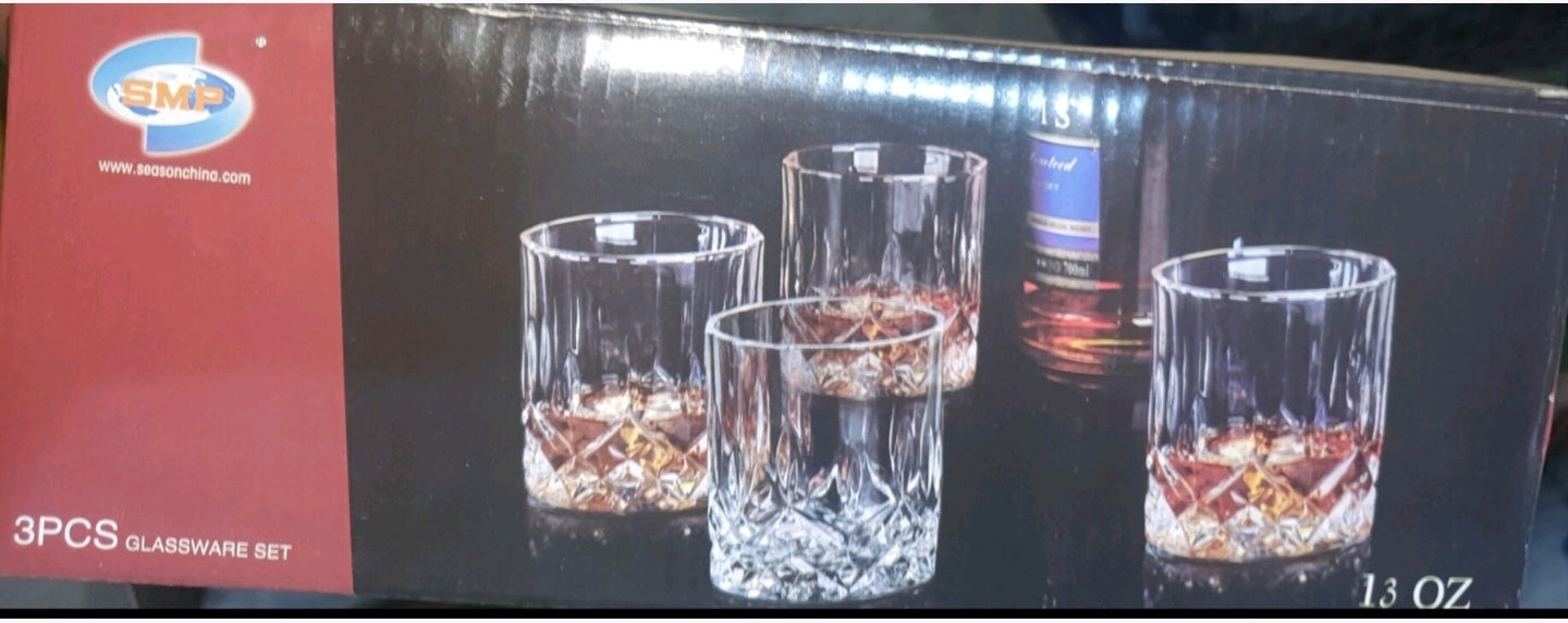 Smp Glass cup by3 shot