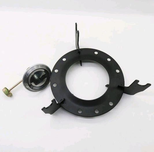 Iron black holder for 3kg/5kg with top burner and control