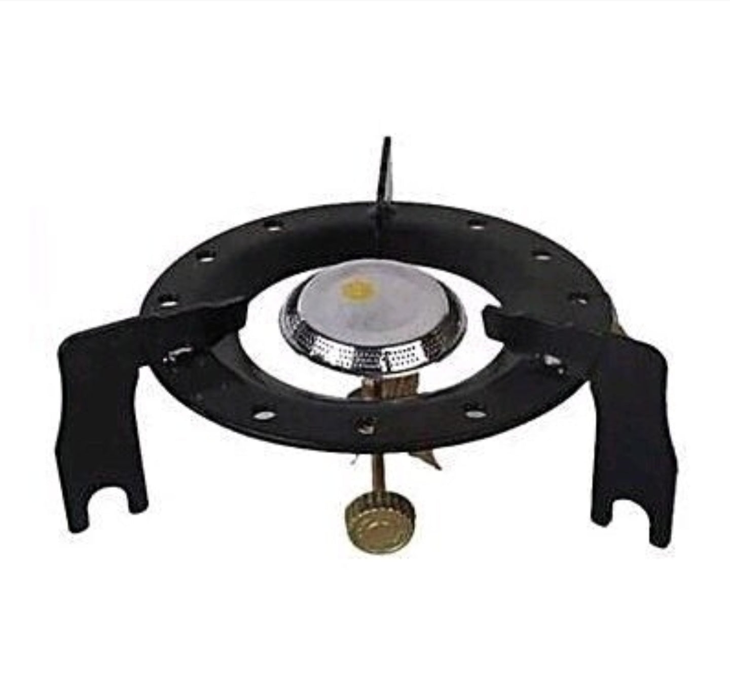 Iron black holder for 6kg with top burner and comtrol