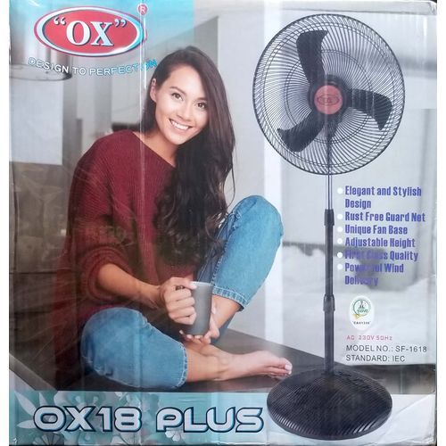 Ox plus standing fan