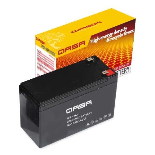 QASA 12V rechargeable battery long