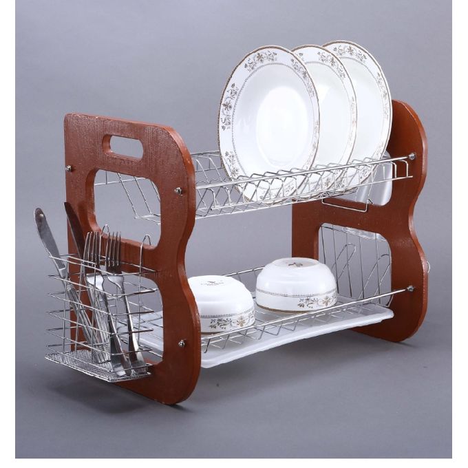 Plate rack wooden