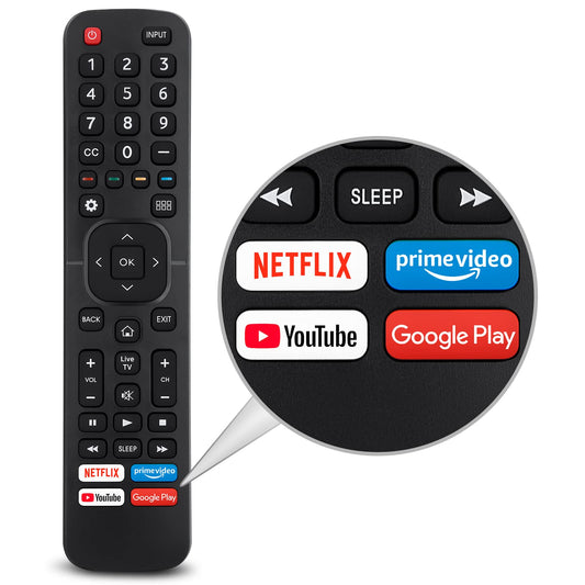 Hisense smart TV remote