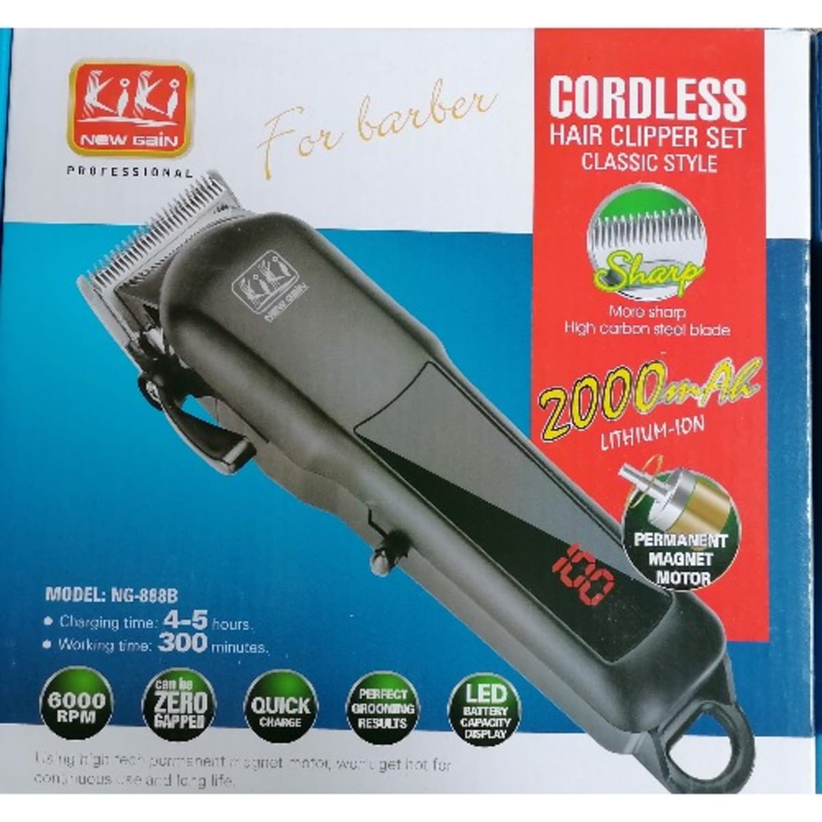 Kiki rechargeable Clipper digital