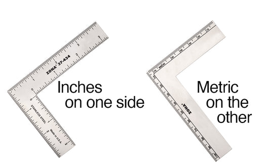 L shape iron square ruler short