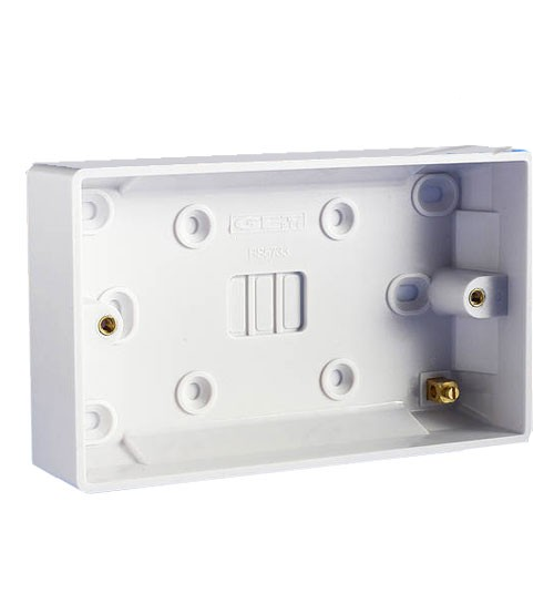 Pattress surface double