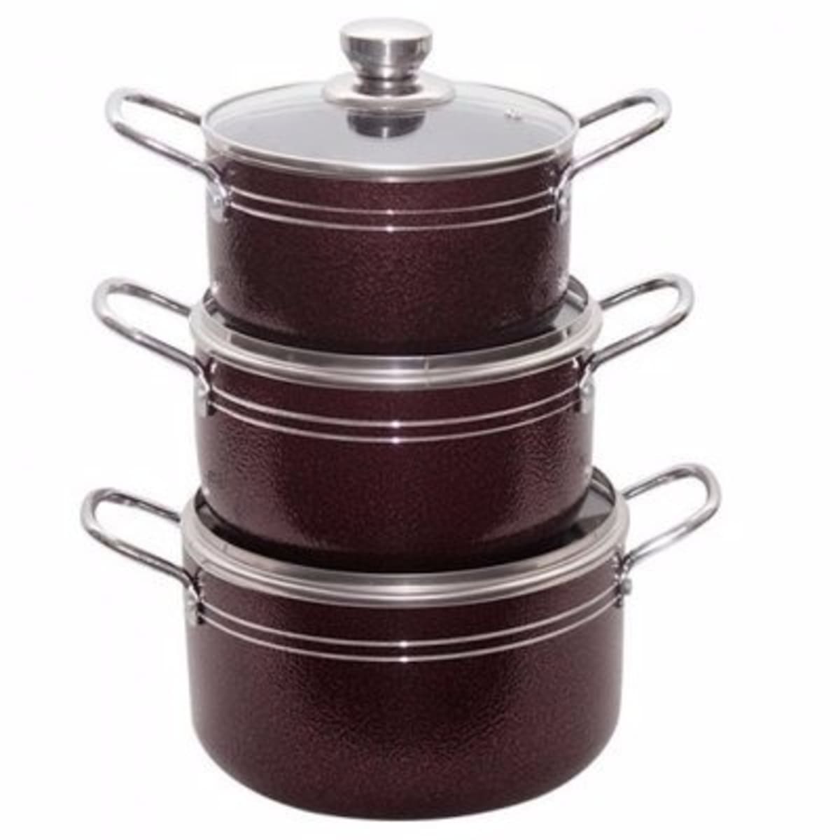 Non stick pot 3set