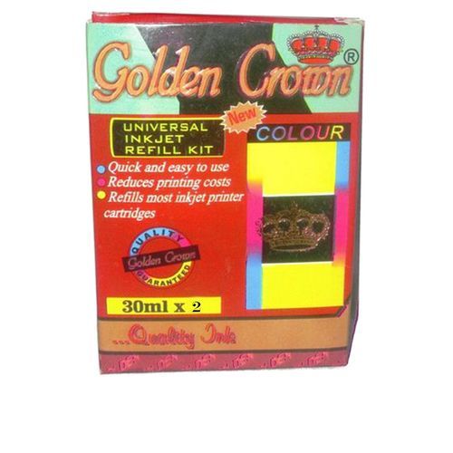 Golden crown refill ink black