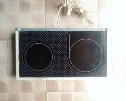 Glass hotplate double face