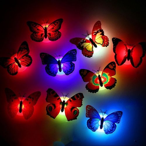 Glowing butterfly light