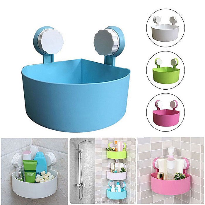 Bathroom shelf triangular shape
