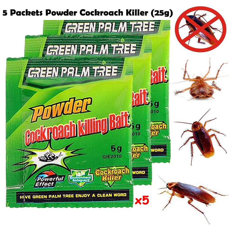 Green leaf powder cockroach killing bait