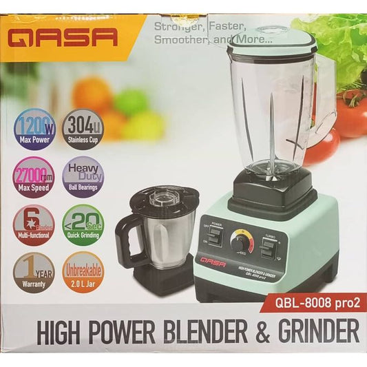 QASA high power blender and grinder QBL-8008 Pro2