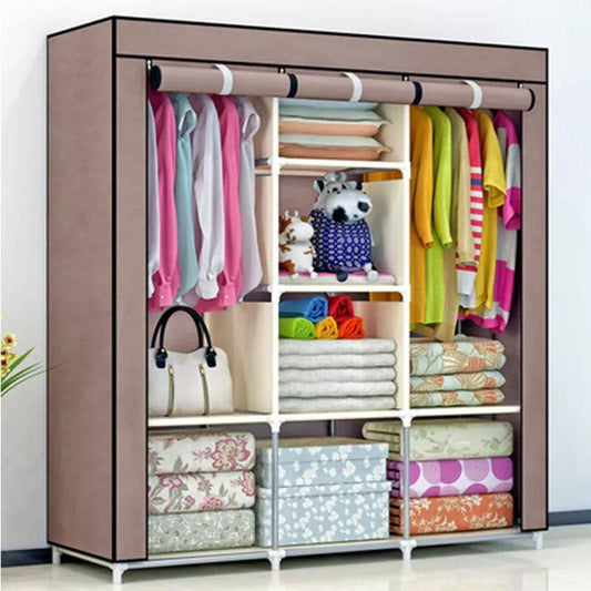 Portable double Closet Wardrobe