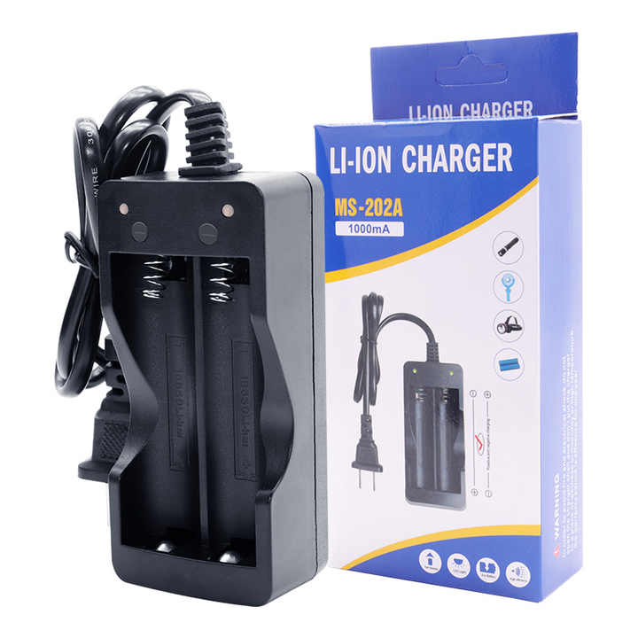Lithium battery charger for 2slot