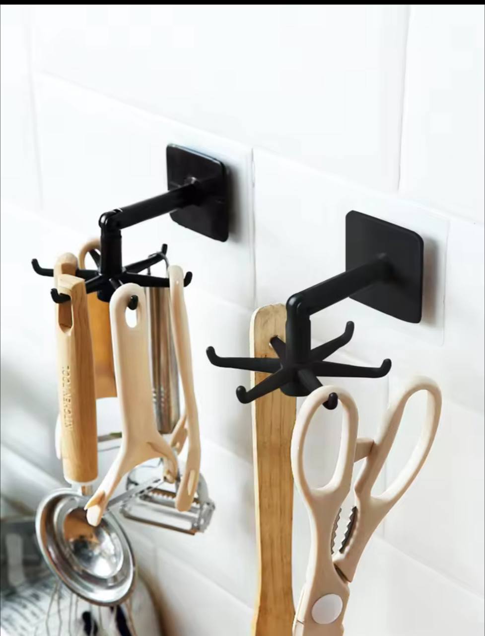 Rotational kitchen hook
