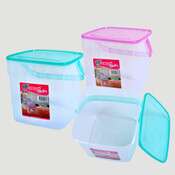 Transparent bucket 4corner 10litres