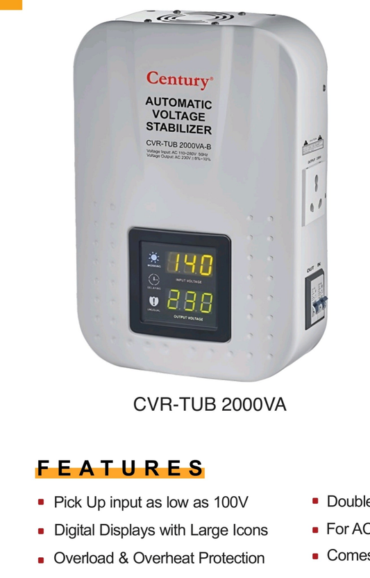 Century wall mount stabilizer 2000W