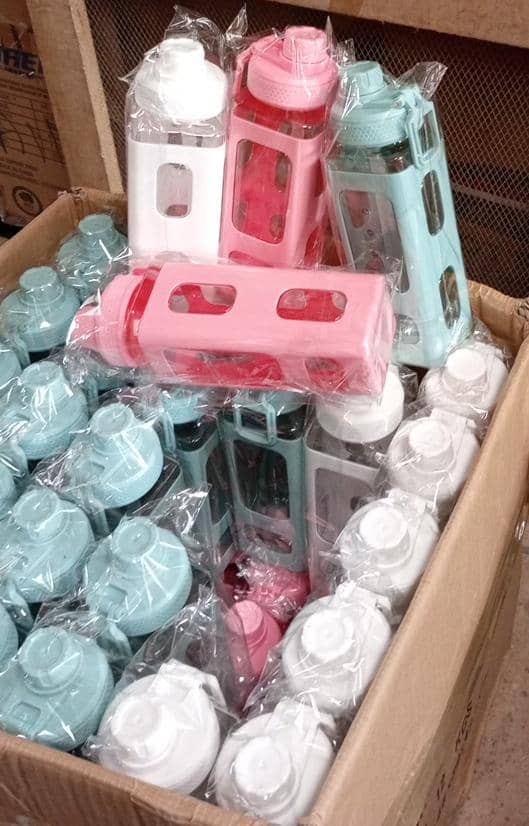 Fancy Water bottle transparent