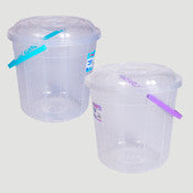 Transparent bucket 21litres