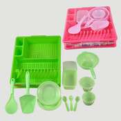 Plate rack with accessories