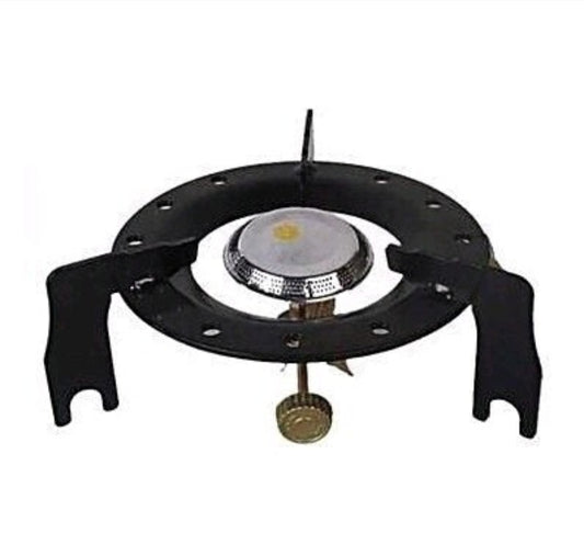 Iron black holder for 6kg with top burner and comtrol