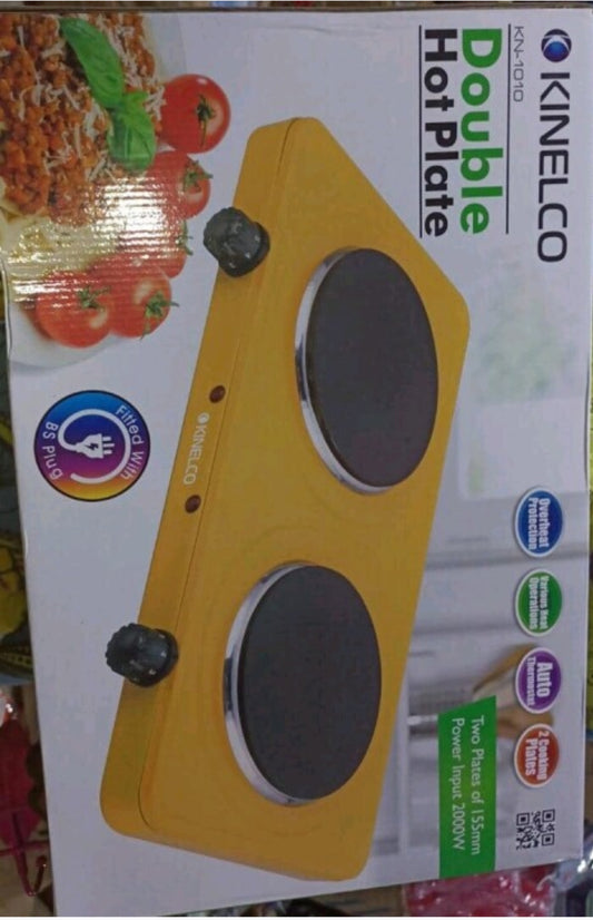 Electric hotplate flat double
