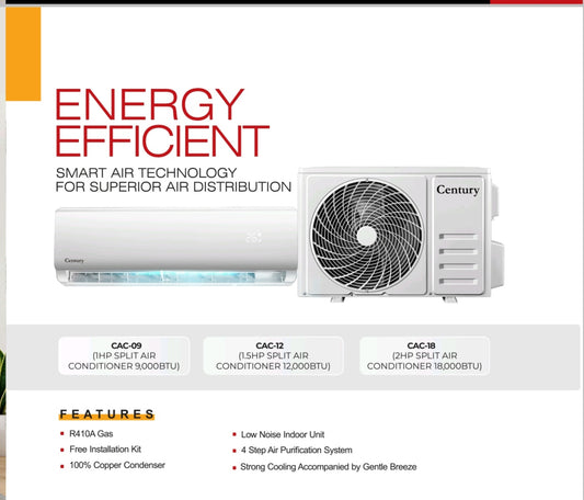 Century 1hp inverter AC