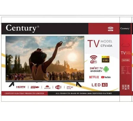 Century smart TV 43inches