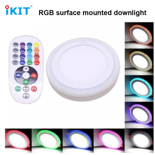 12W surface bulb multicolor with remote RGB
