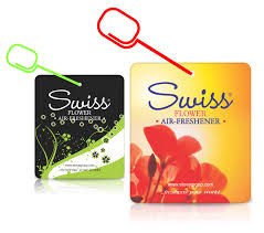 Swiss paper air freshener