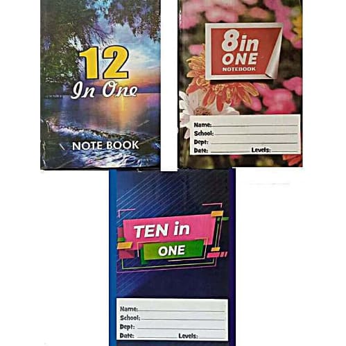 8in1 subject note book