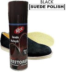 Suede spray polish black