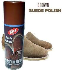 Suede spray polish brown