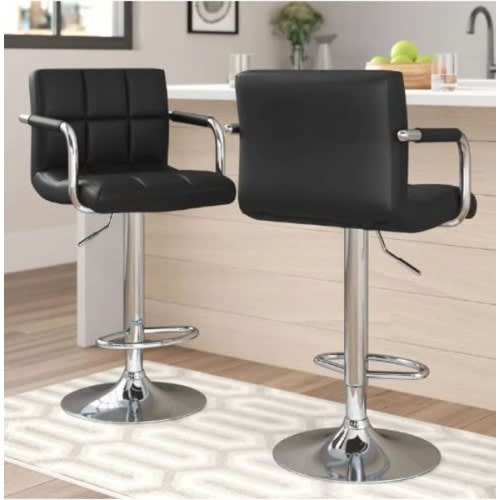 Bar chair with arm