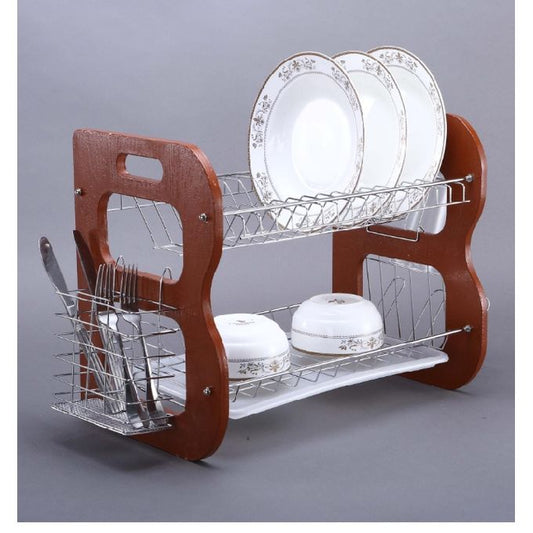 Plate rack wooden