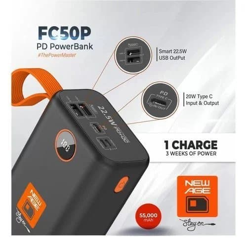Newage powerbank 50000mah p