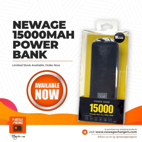 Newage powerbank 15000mah