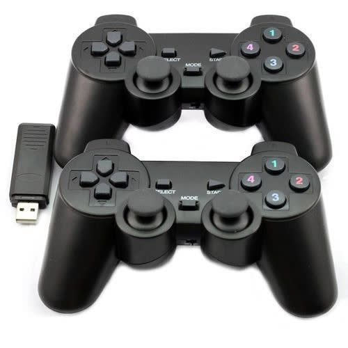 Wireless gamepad PC double