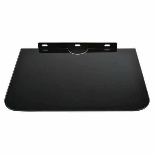 Glass wall shelf single