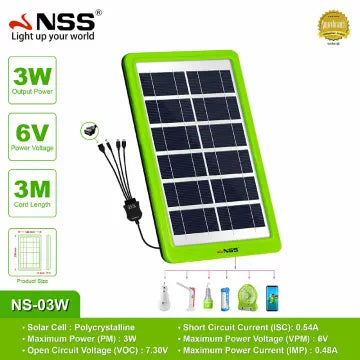 Solar panel 3W