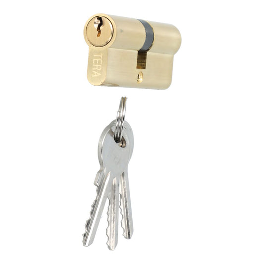 Cylinder key gold short