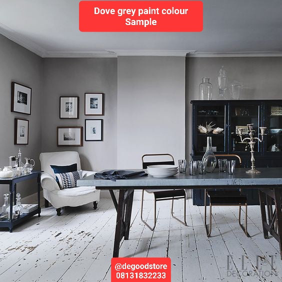 Dove Grey paint emulsion 4litres