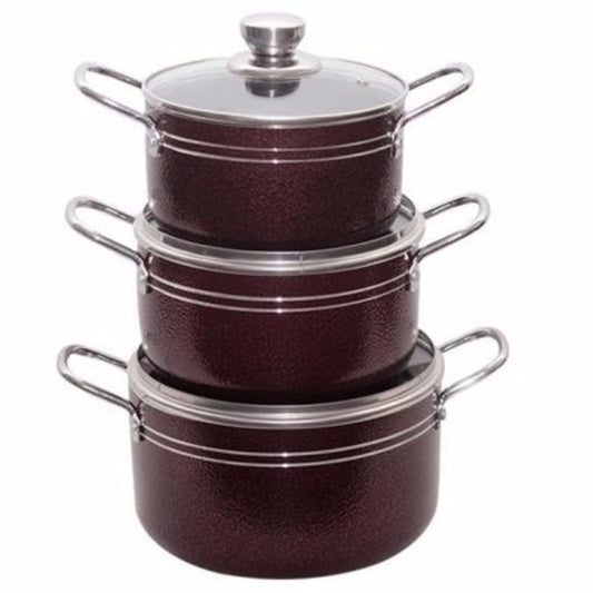 Non stick pot 3set