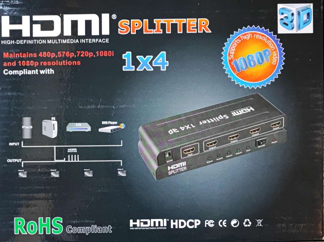 HDMI splitter 8way