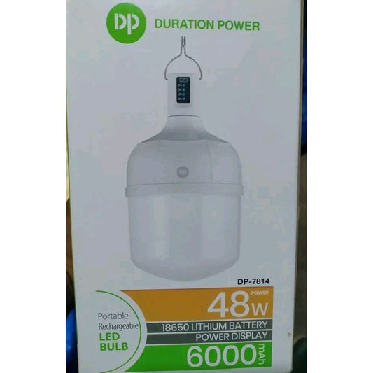 Rechargeable bulb with charger