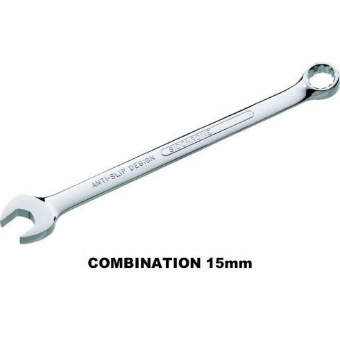 Combination spanner 15mm