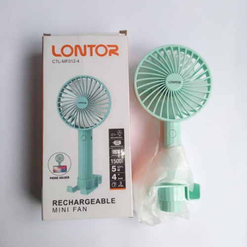 Lontor 012-4 mini rechargeable fan